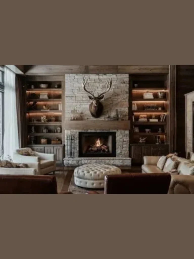 Natural Wood Log Stores for a Warm Cabin Aesthetic