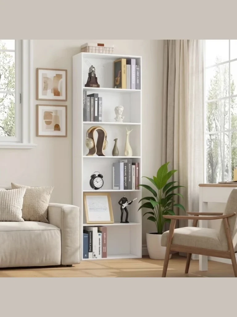 Open Bookshelves for Easy Access