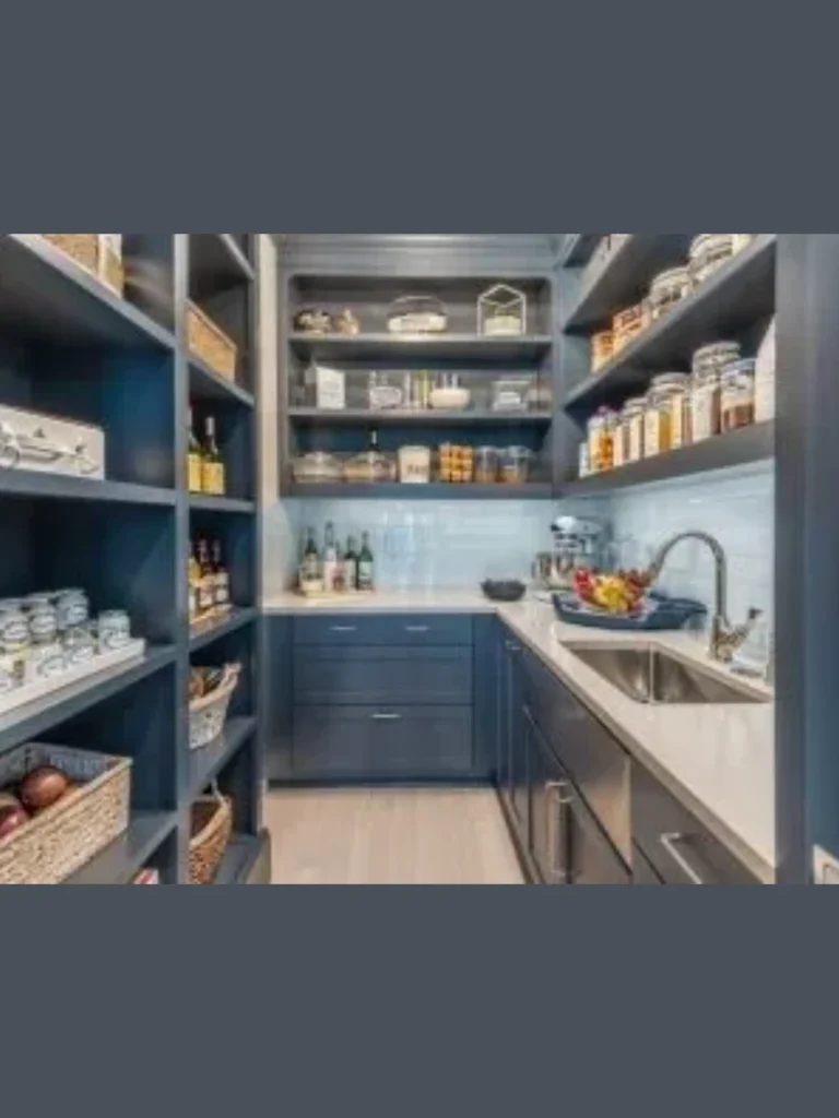 Optimizing Kitchen Space with Metal Bracket Shelves