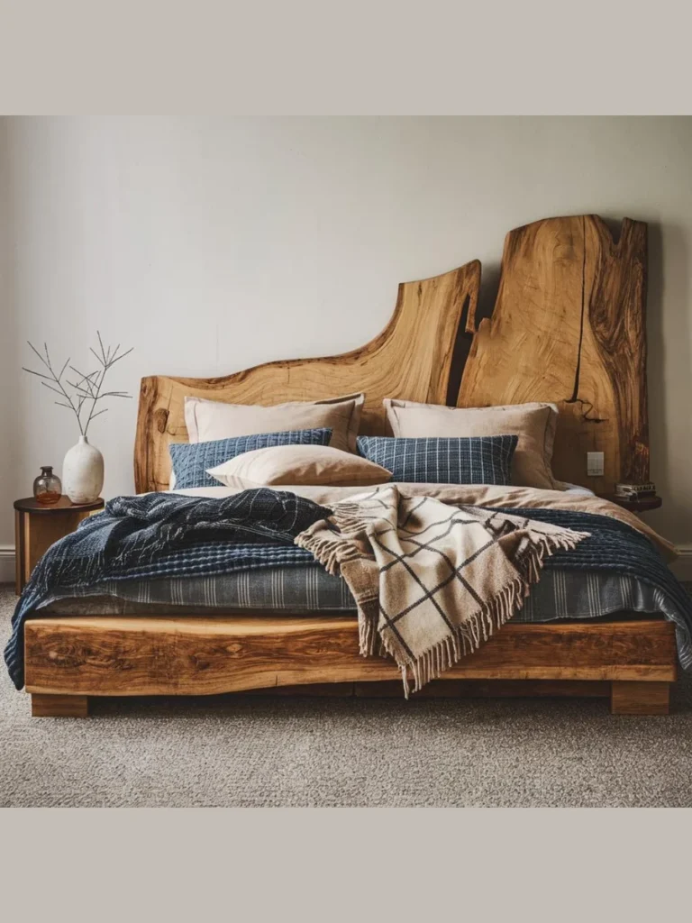 Organic Live Edge Wood Beds
