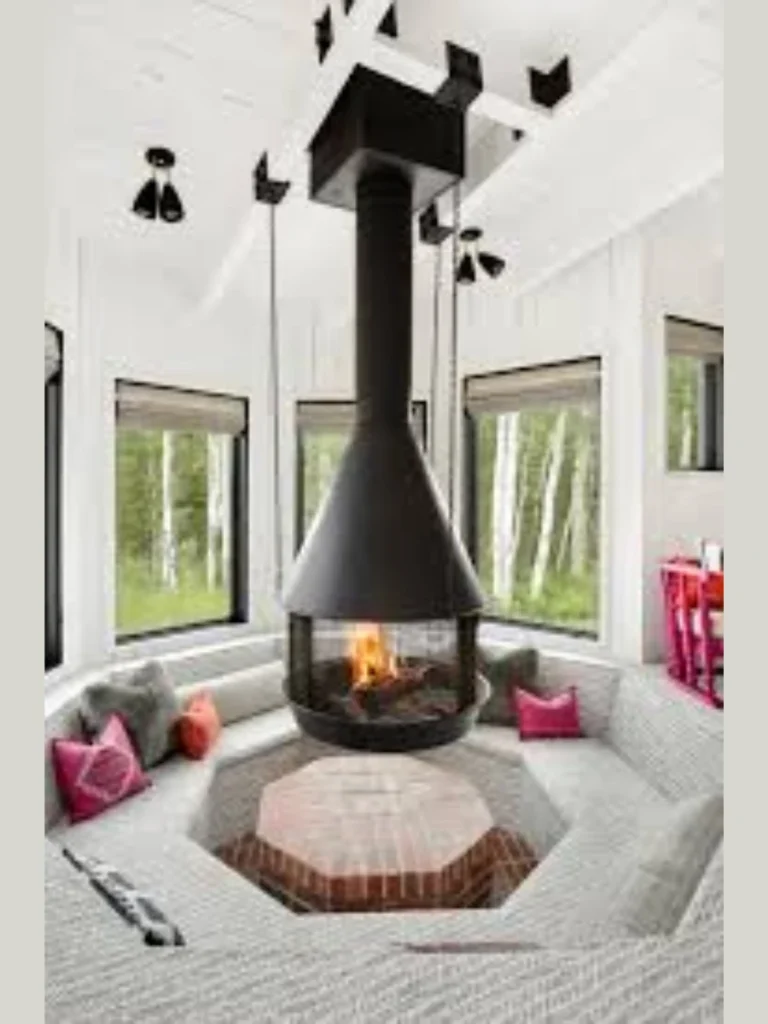 Outdoor Multi Sided Fireplace Extensions