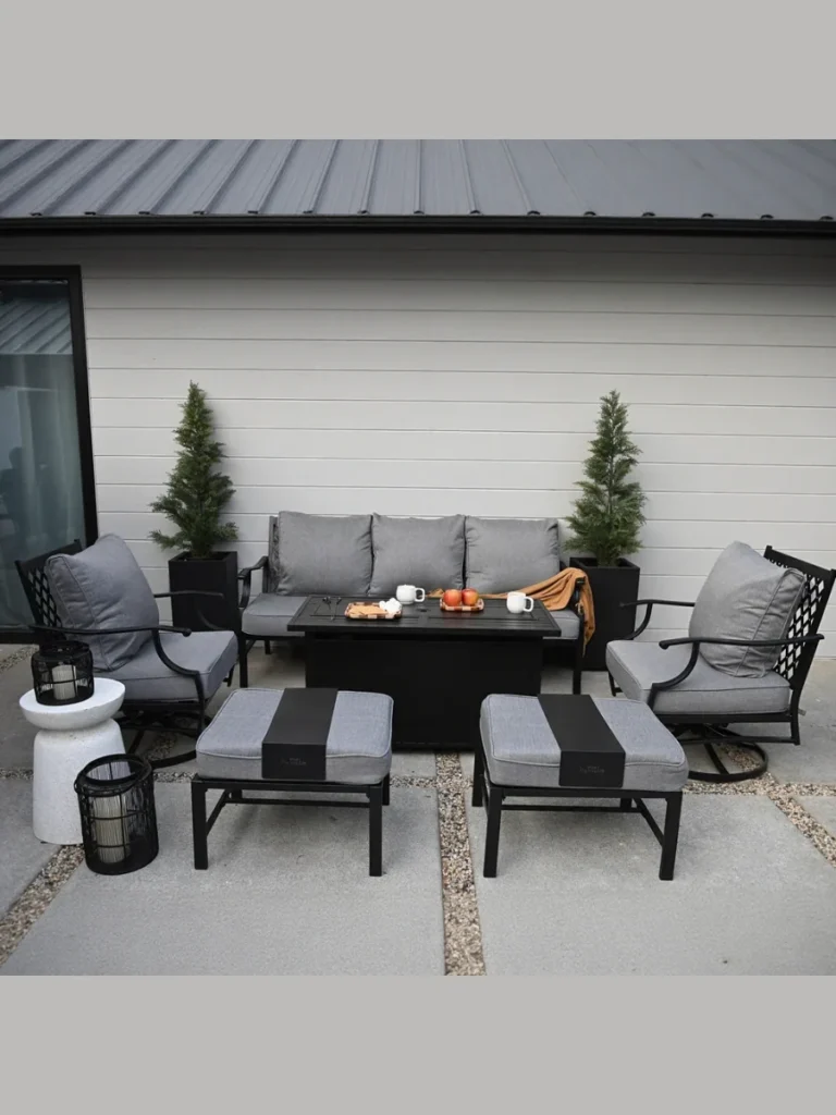 Outdoor Patio Sofa And Fire Pit Collections