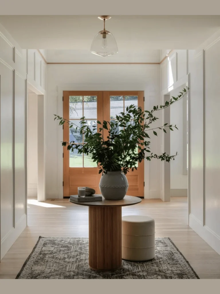 Oversized Circular Entryway Tables
