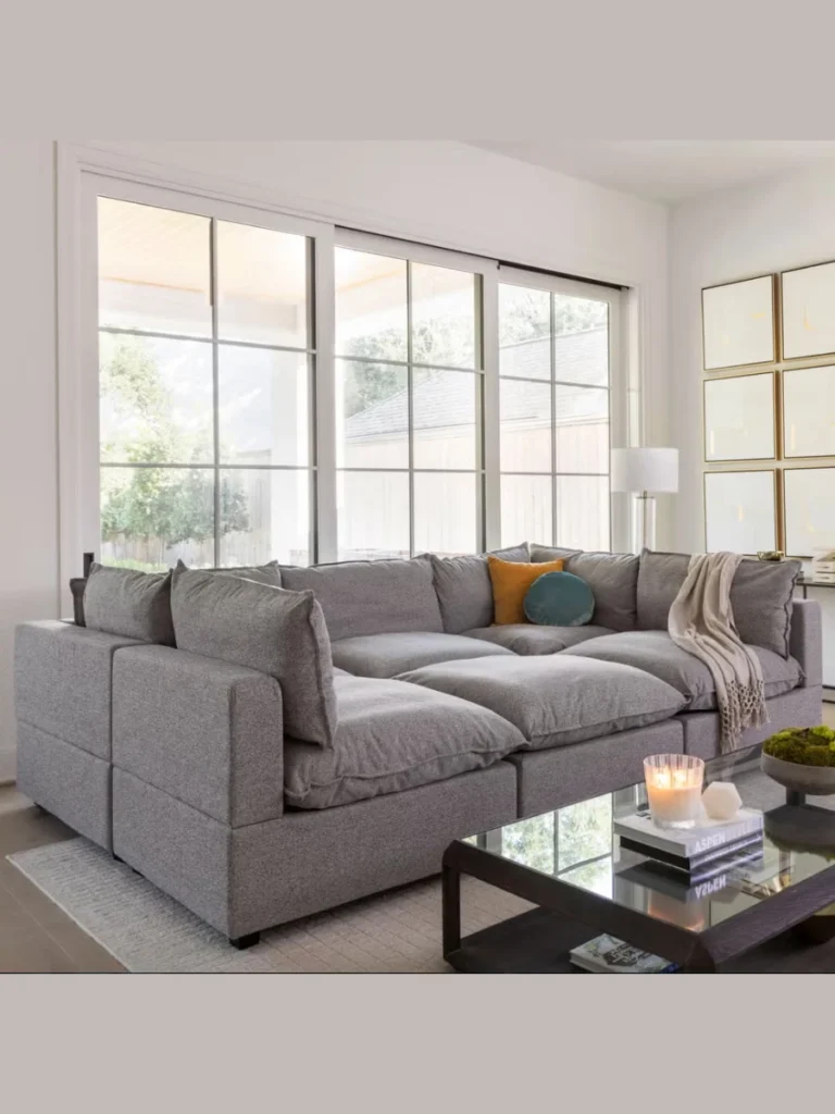 Oversized Deep Seated Pit Sofas