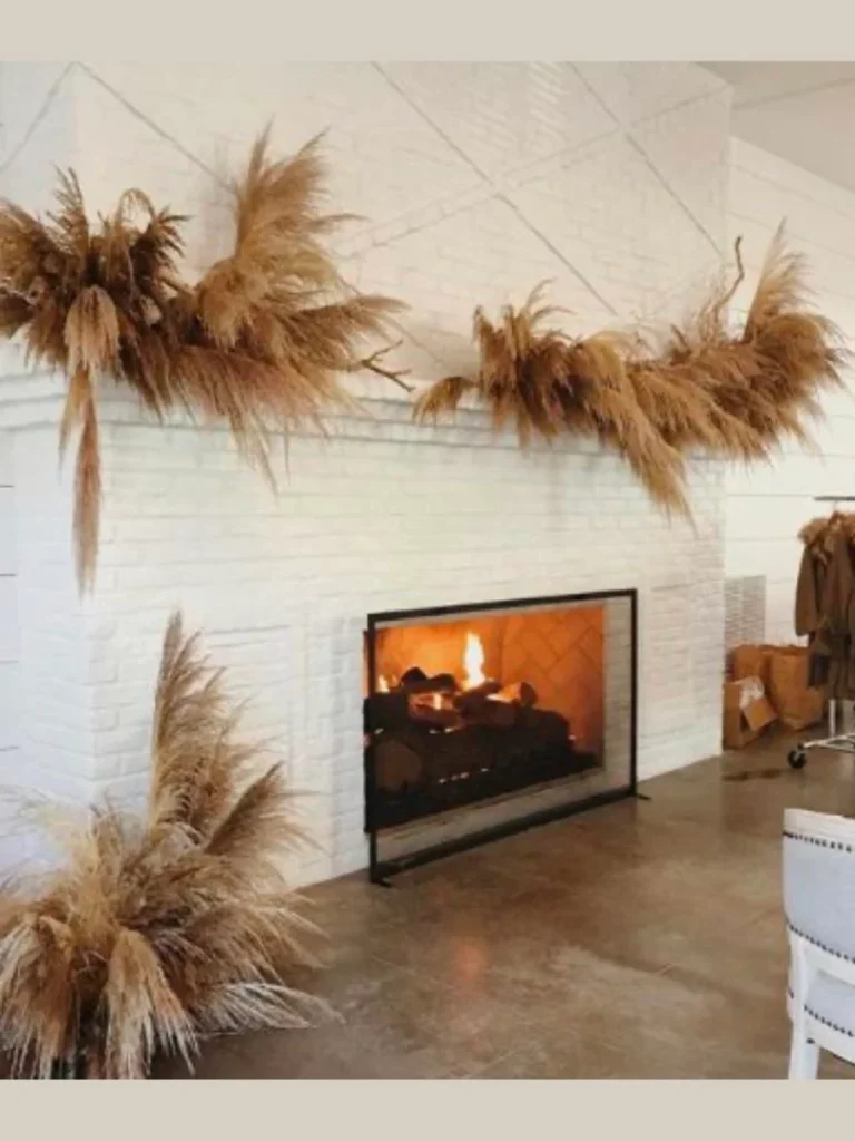 Pampas Grass and Dried Floral Garlands for Boho Style