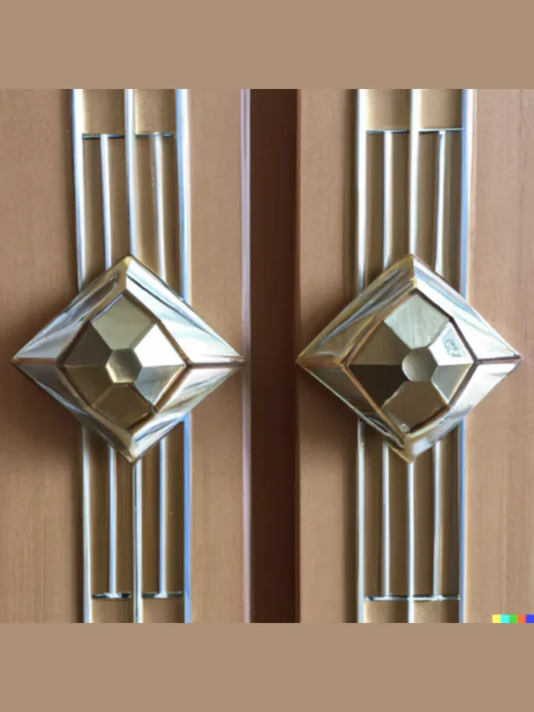 Polished Chrome Art Deco Handles