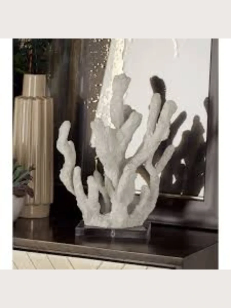 Powder Coated White Aluminum Coral Sculptures