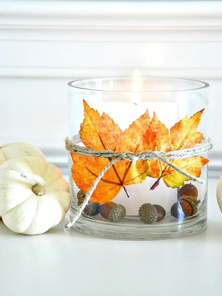 Preserved Autumn Oak Leaf Collars