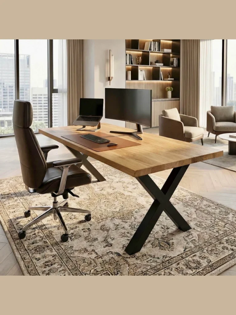 Professional Grade Solid Oak Executive Desks