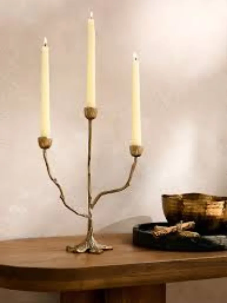 Raised Hammered Bronze Branch Trees