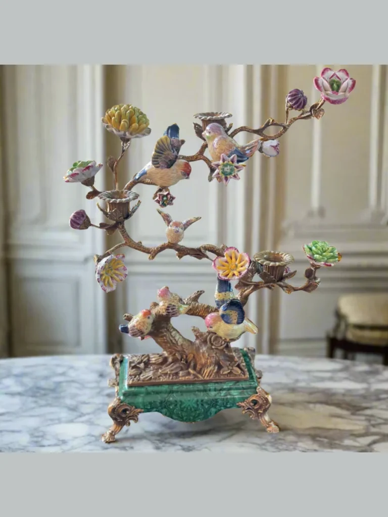Raised Hammered Bronze Trees