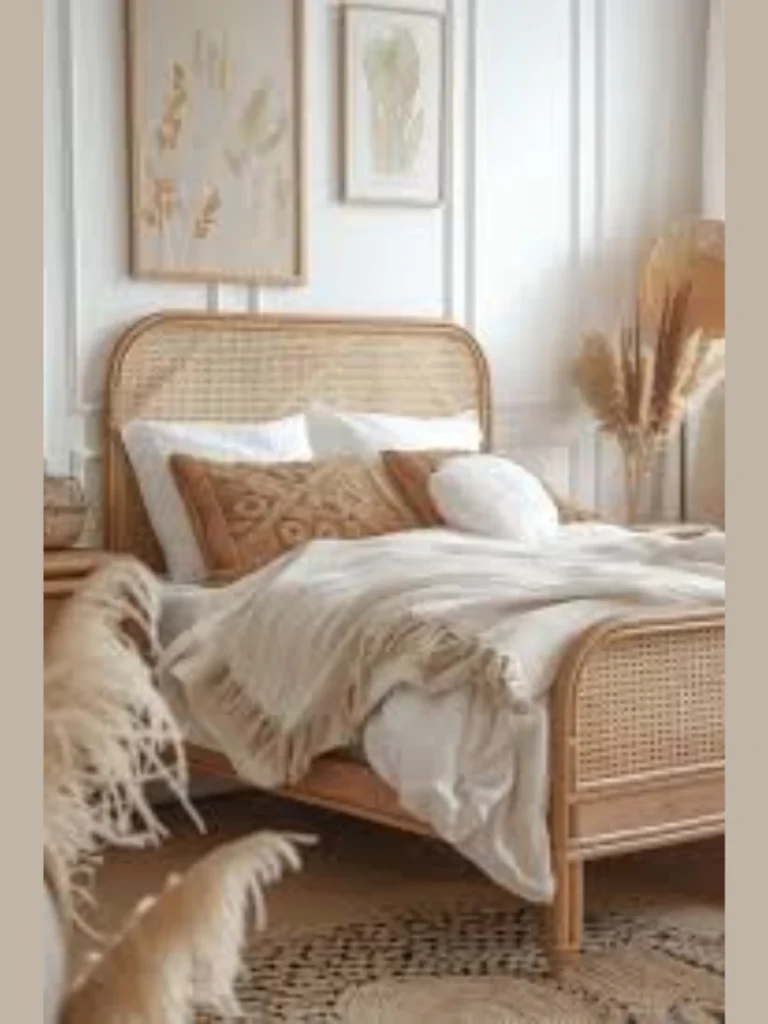 Rattan Headboards For Boho Chic Bedrooms