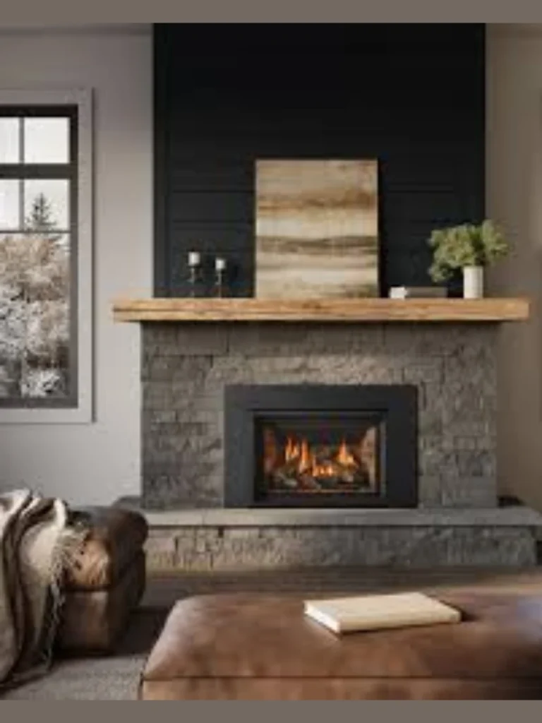 Recessed Horizontal "Ribbon" Log Stores