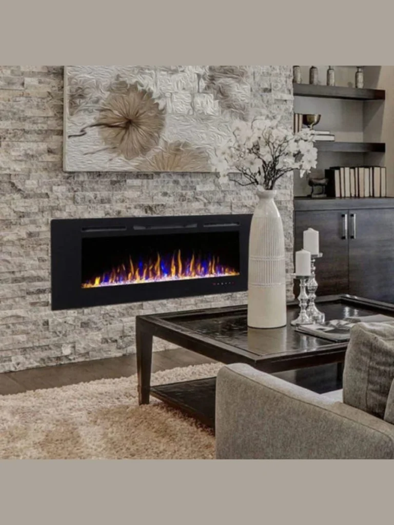 Recessed Linear Fire Channels for Long Custom Tables