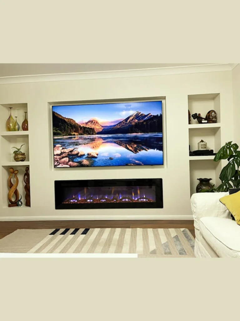 Recessed TV Niche With Heat Shielding