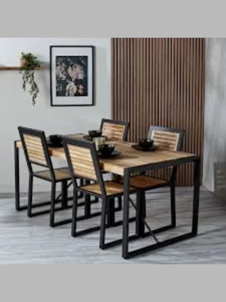 Reclaimed Wood Dining Tables With Mixed Heritage Chairs