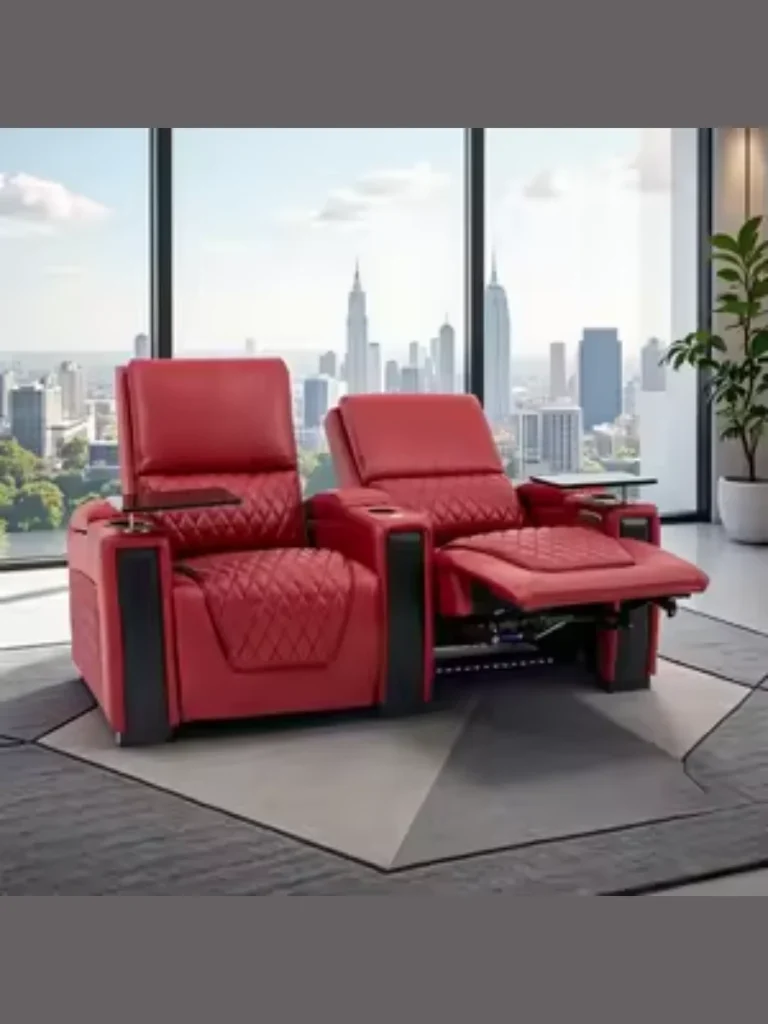 Reclining Leather Theater Chairs
