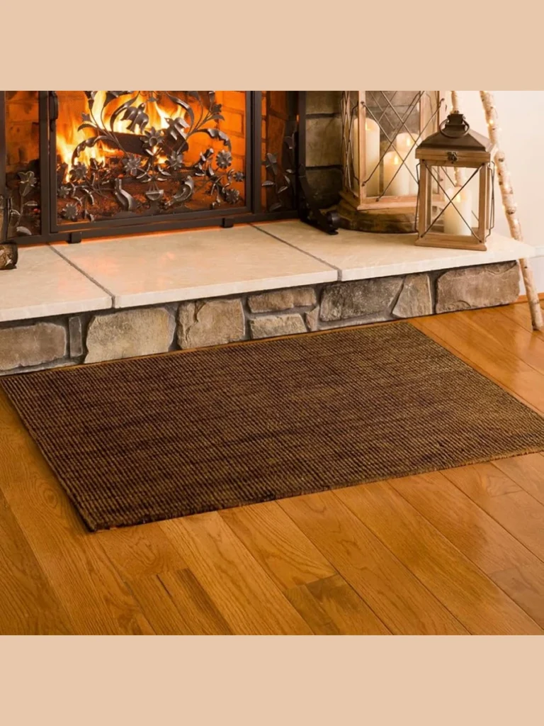 Rectangular Braided Hearth Rugs