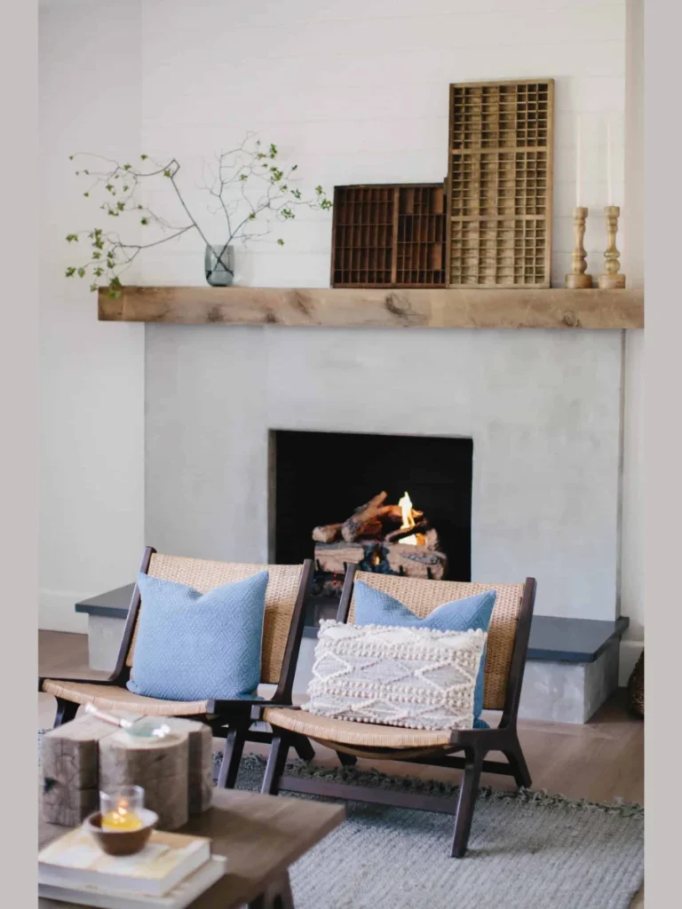 Refresh the Mantel with a Concrete Cap