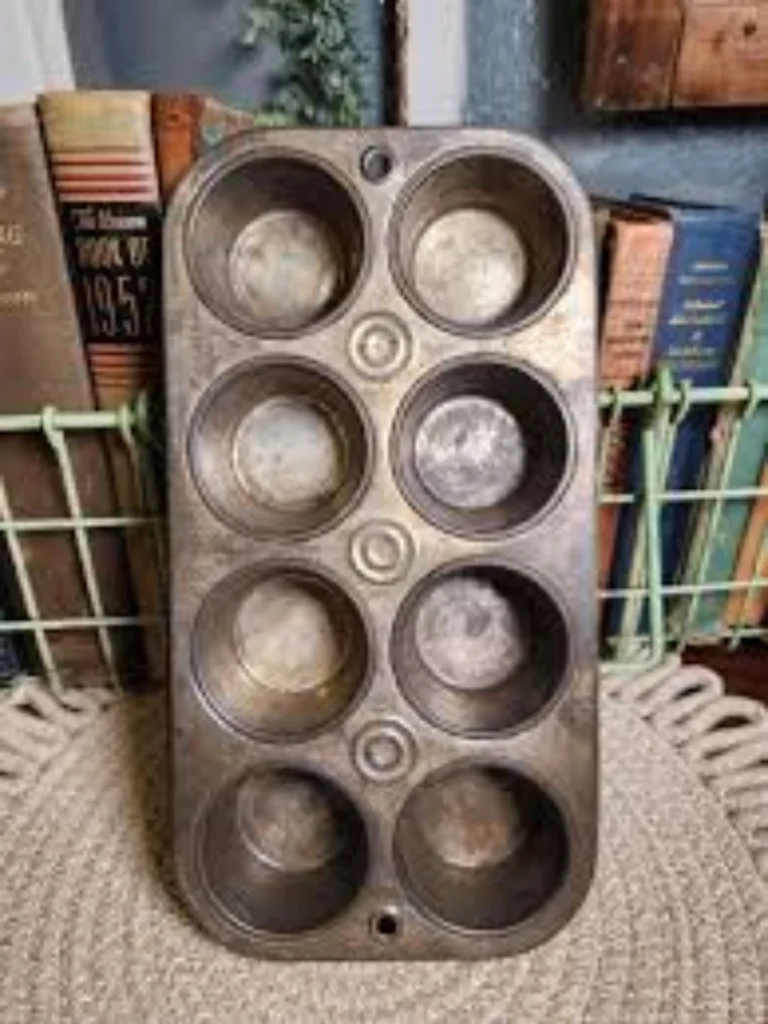 Repurposed Metal Muffin Baking Tins