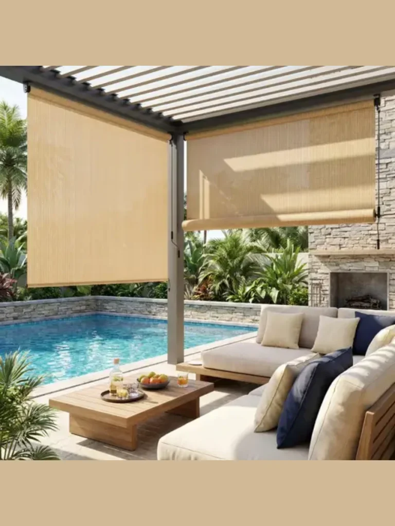 Retractable Roller Shades