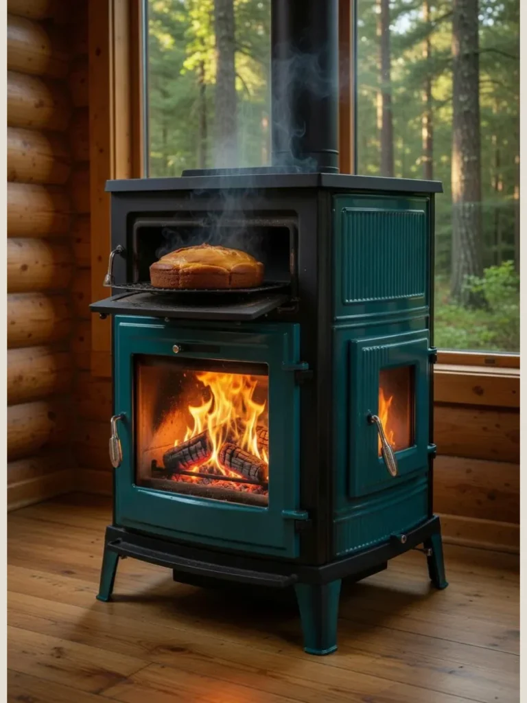 Retro-Style Colorful Enameled Stoves