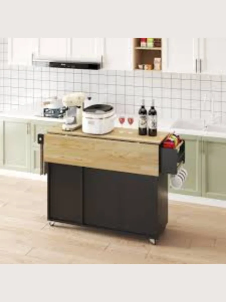 Rolling Kitchen Carts With Drop Leaf Tops