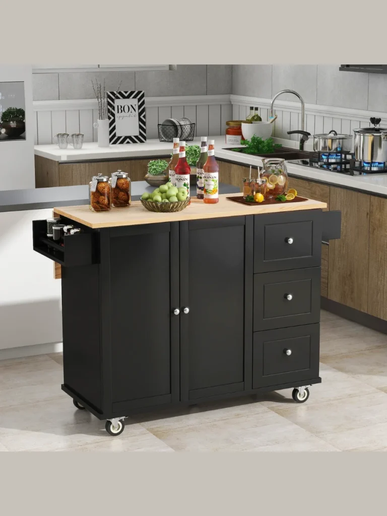 Rolling Kitchen Islands With Breakfast Bars