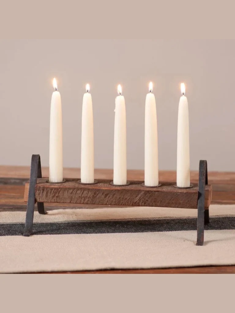 Rough Hewn Solid Timber Candle Blocks