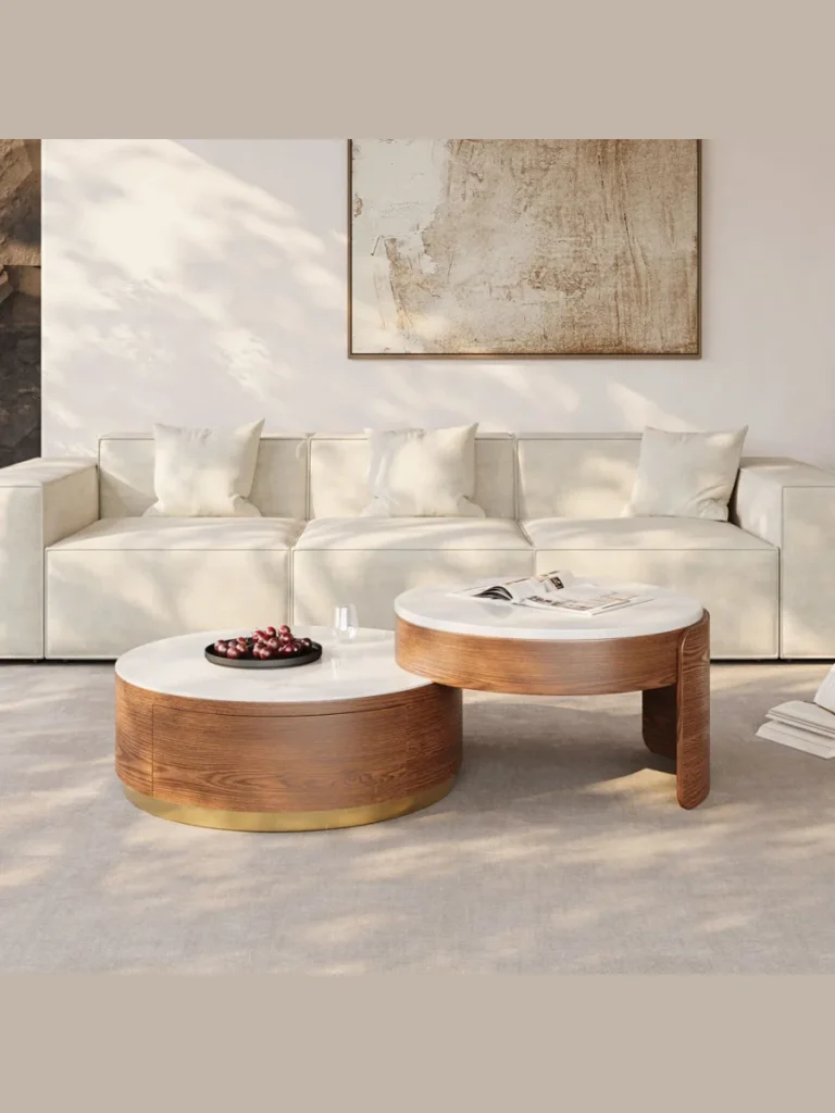 Round Nesting Tables For Flexible Layouts