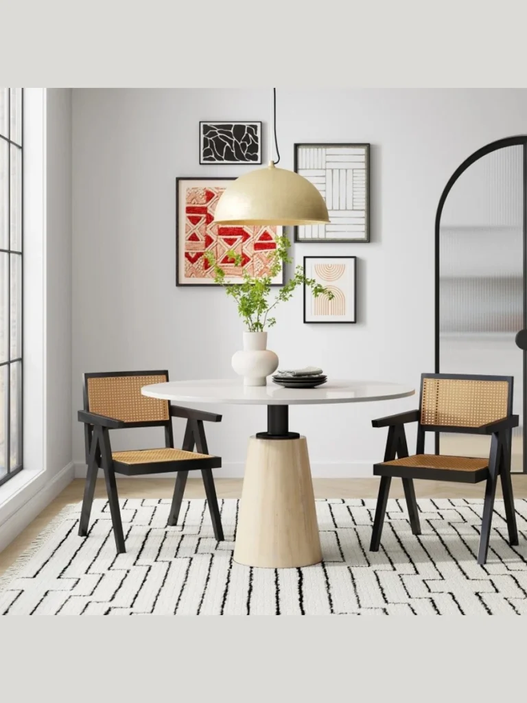 Round Pedestal Breakfast Nook Tables