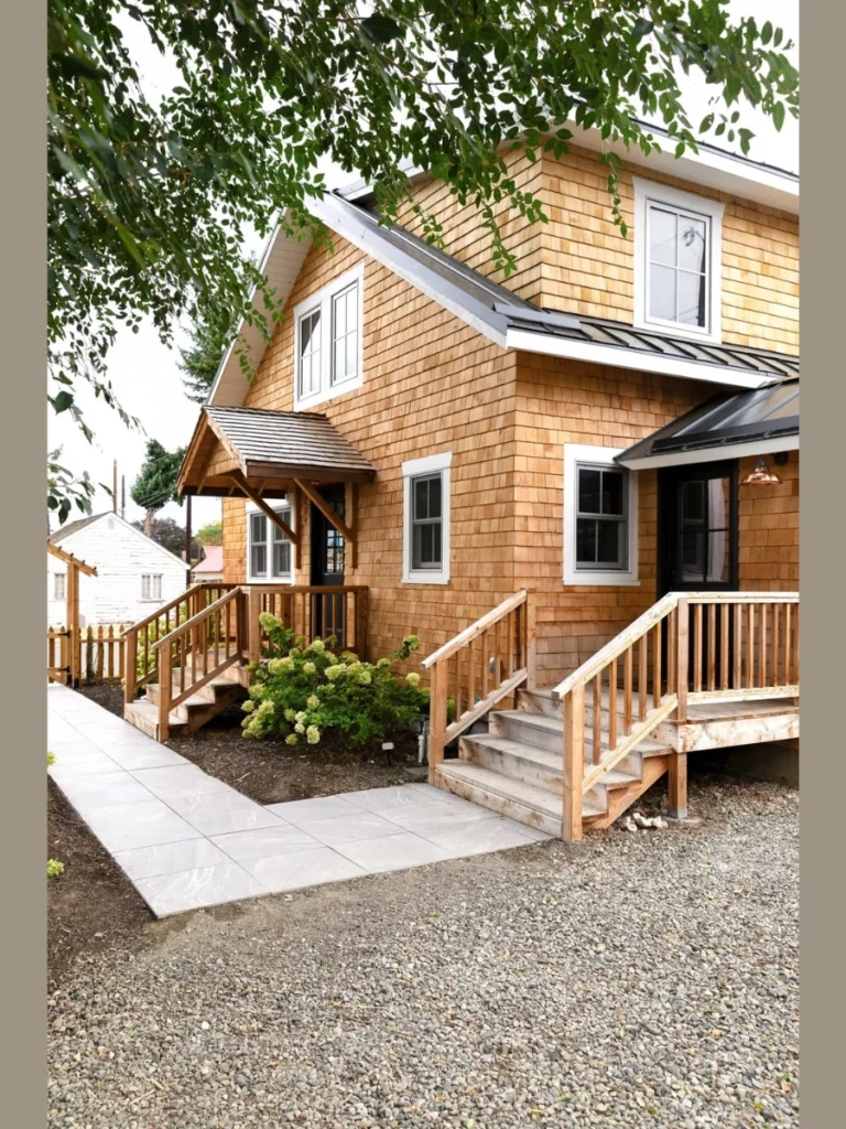 Rustic Cedar Shingle Overhangs