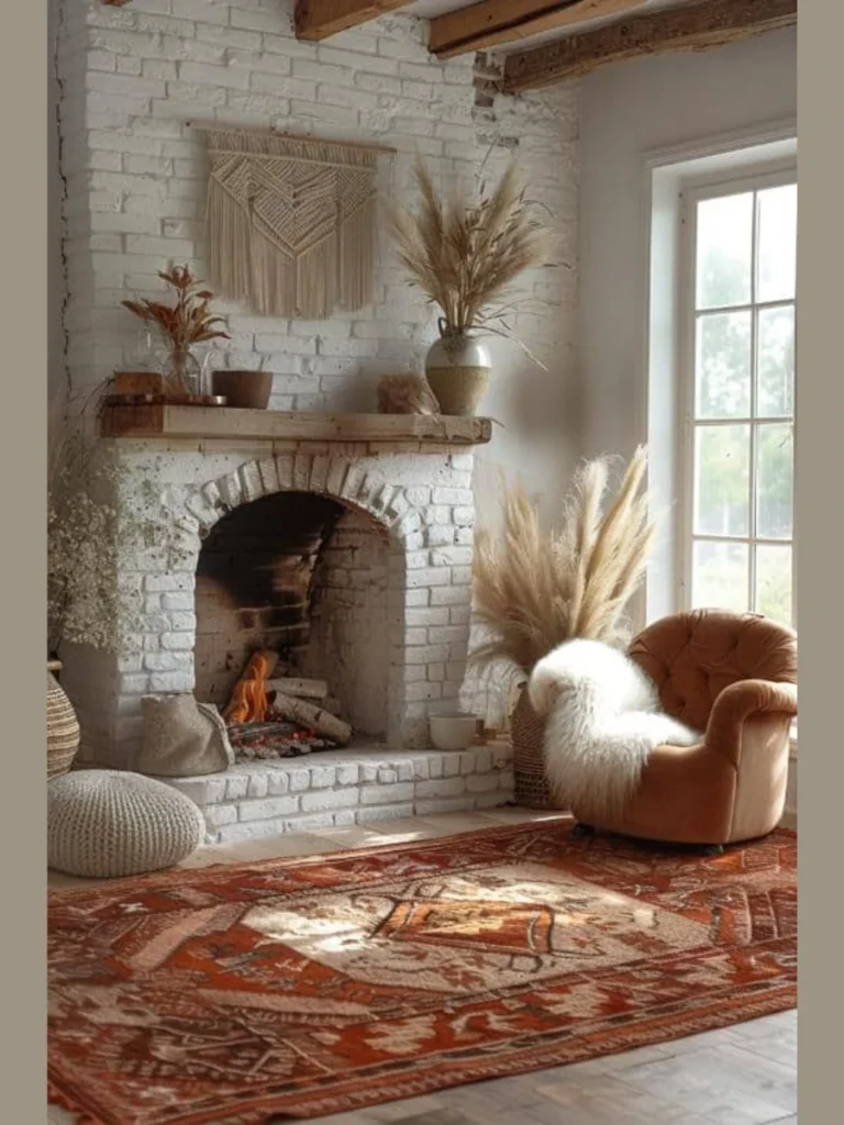 Rustic Farmhouse with Burlap and Dried Oranges