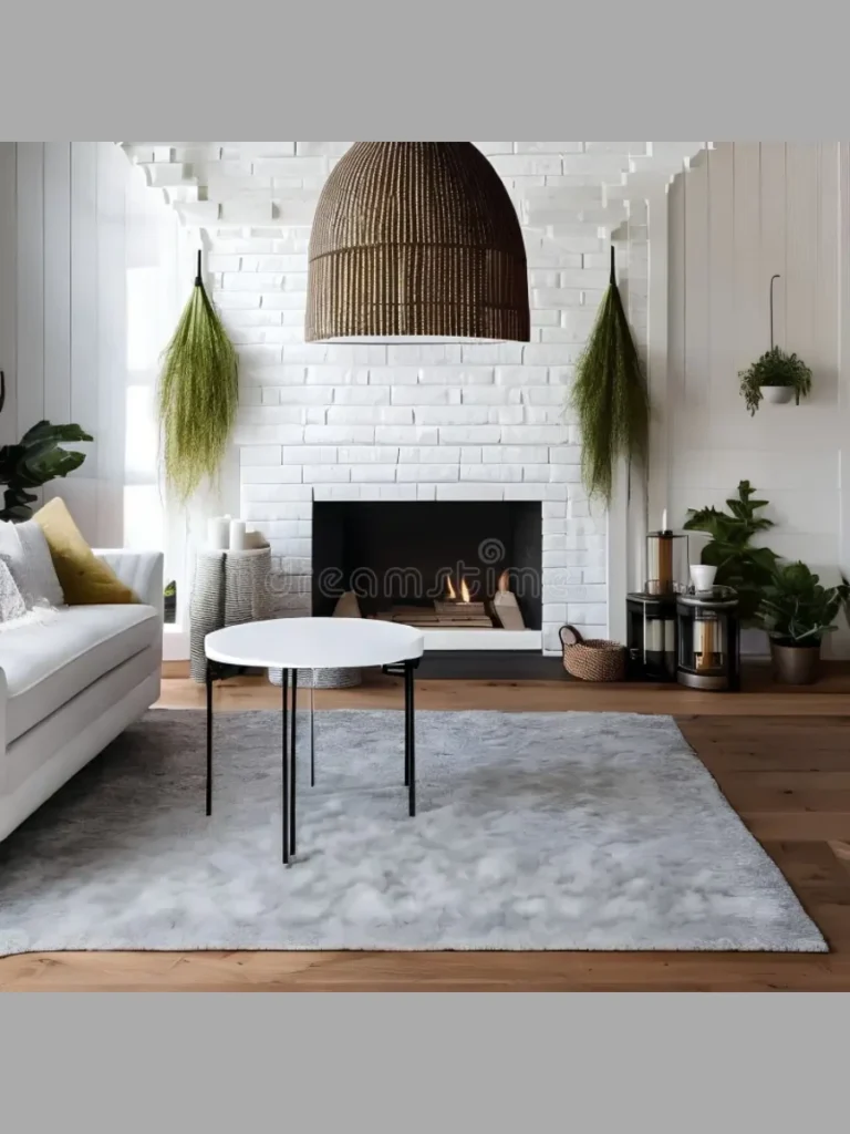 Scandinavian Hygge with White Brick