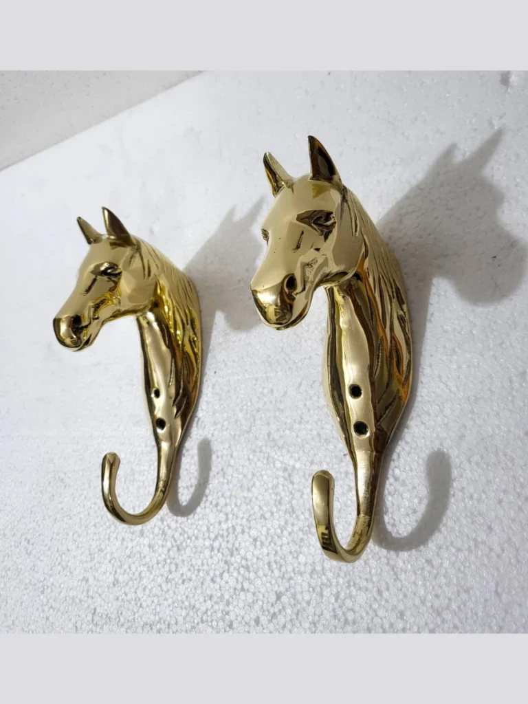 Sculptural Cast Bronze Wall Hooks