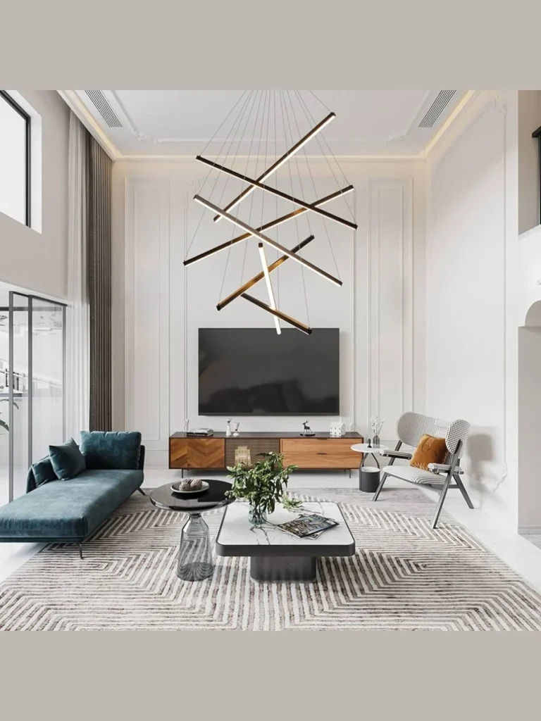 Sculptural Sputnik Chandelier Lighting