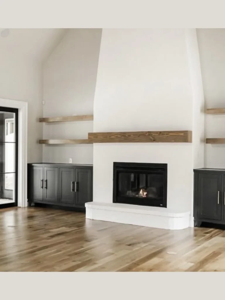 Seamless Venetian Plaster Hearth