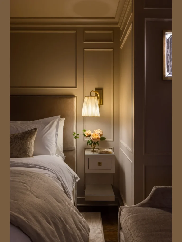 Setting the Mood with Soft Bedside Lighting