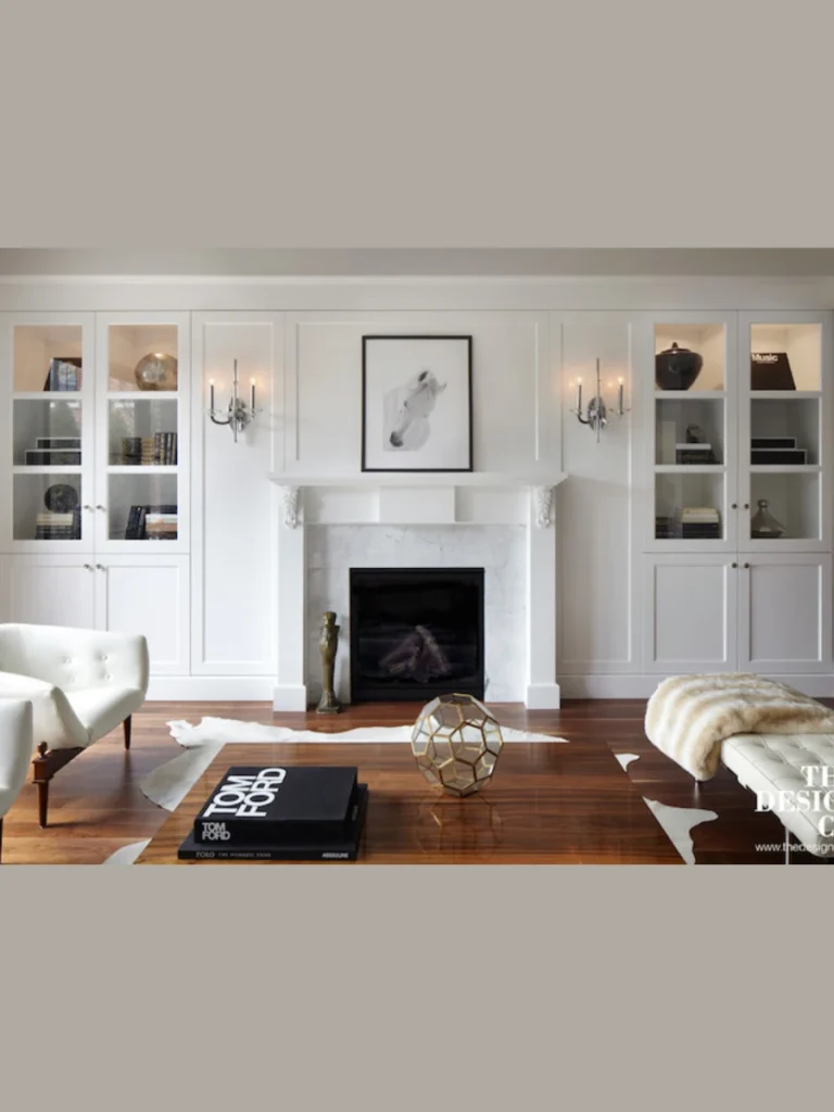 Shaker Style Cabinets with Glass Inserts for an Airy Vibe
