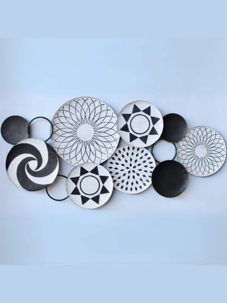 Shallow Colorful Tonga Wall Discs