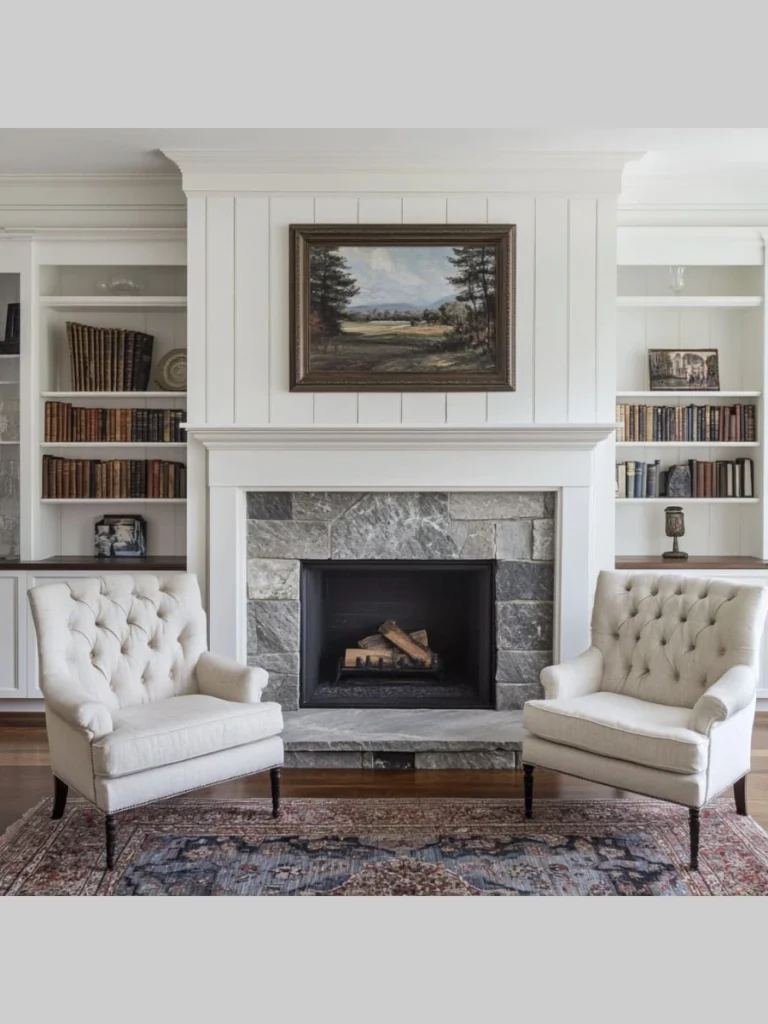 Shiplap Accents with a Transitional Twist