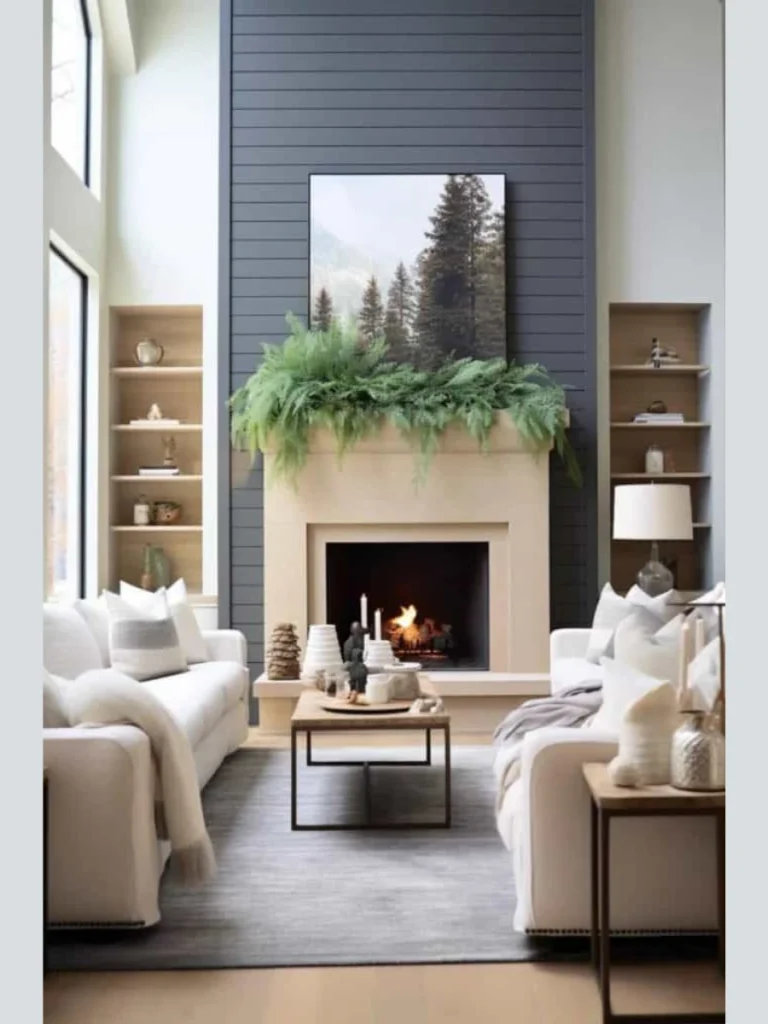 Shiplap Backed Open Shelving for Farmhouse Flair