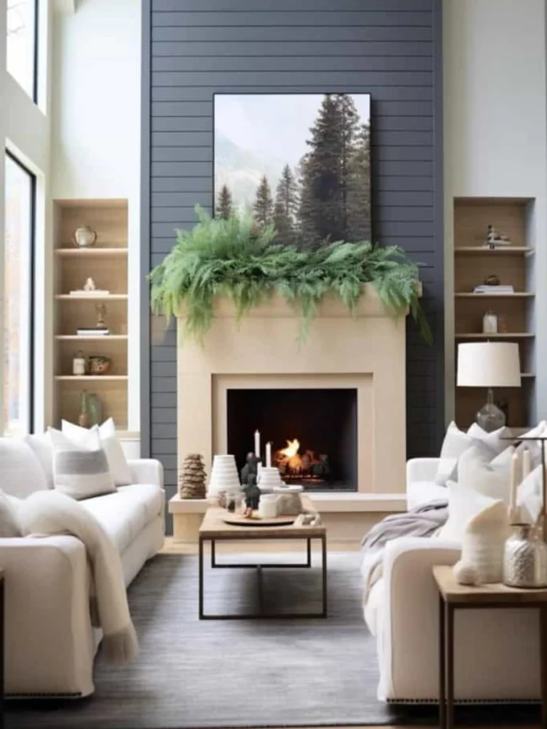 Shiplap Backed Shelving for Farmhouse Flair