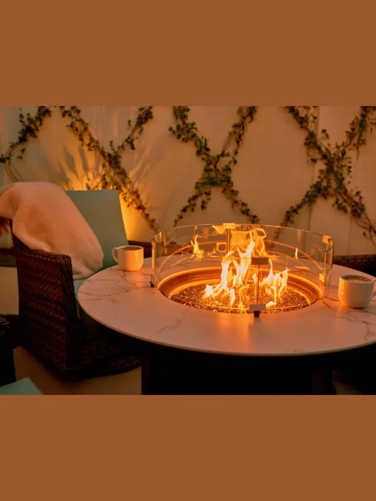 Sintered Stone Fire Tables for a Scratch Proof Luxury Surface