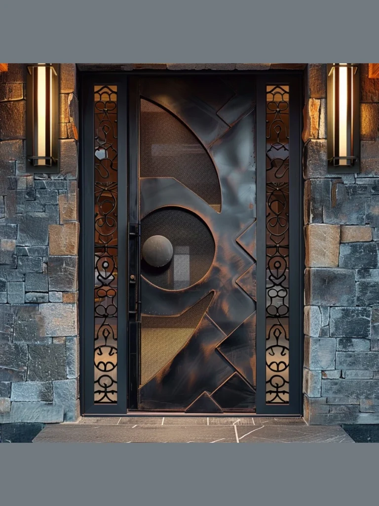 Sleek Contemporary Steel Doors For Maximum Security