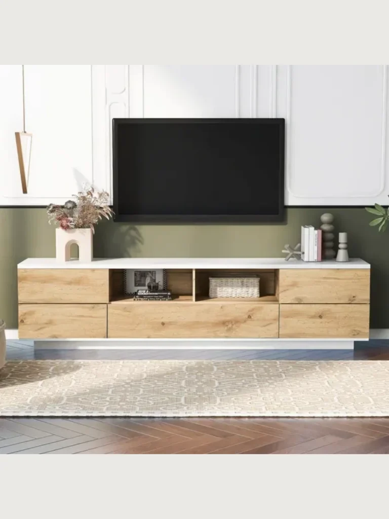 Sleek Handleless Media Consoles
