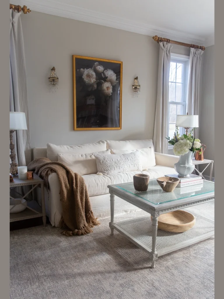 Slipcovered Sofas for Easy Cleaning