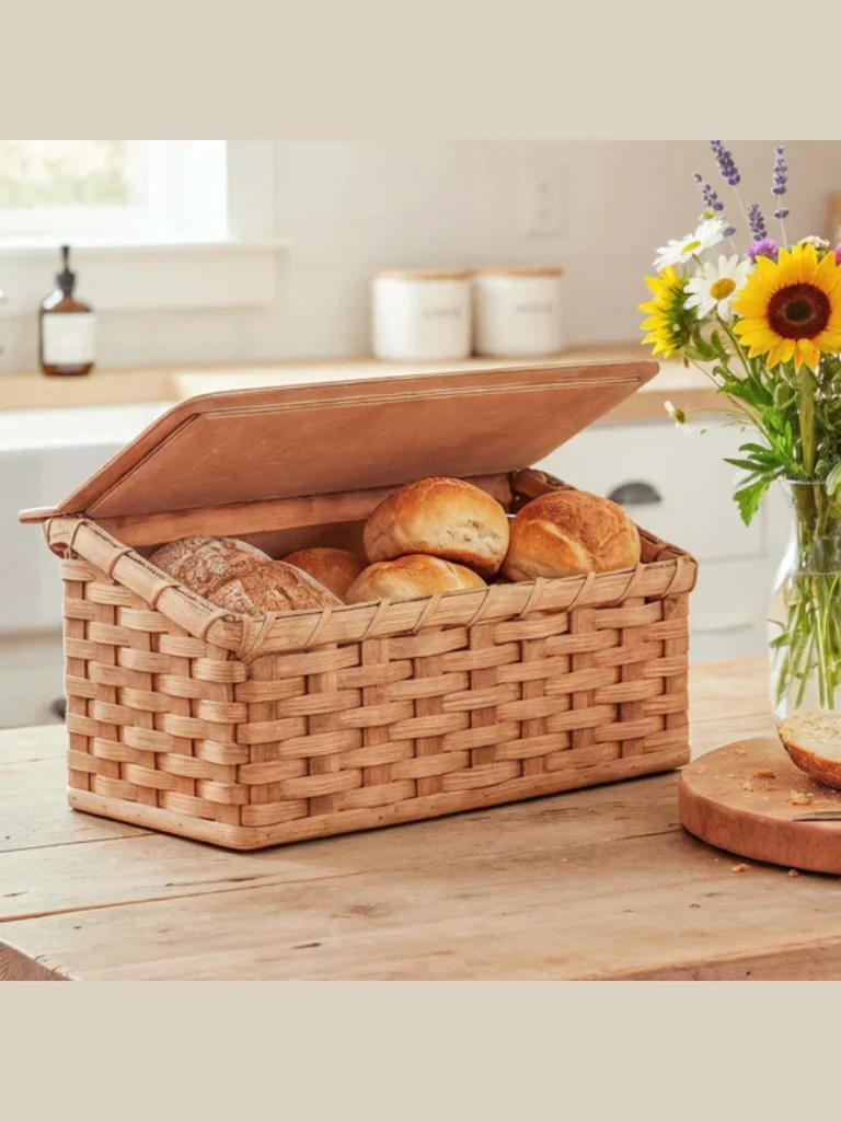 Softening Surfaces with Woven Basket Storage