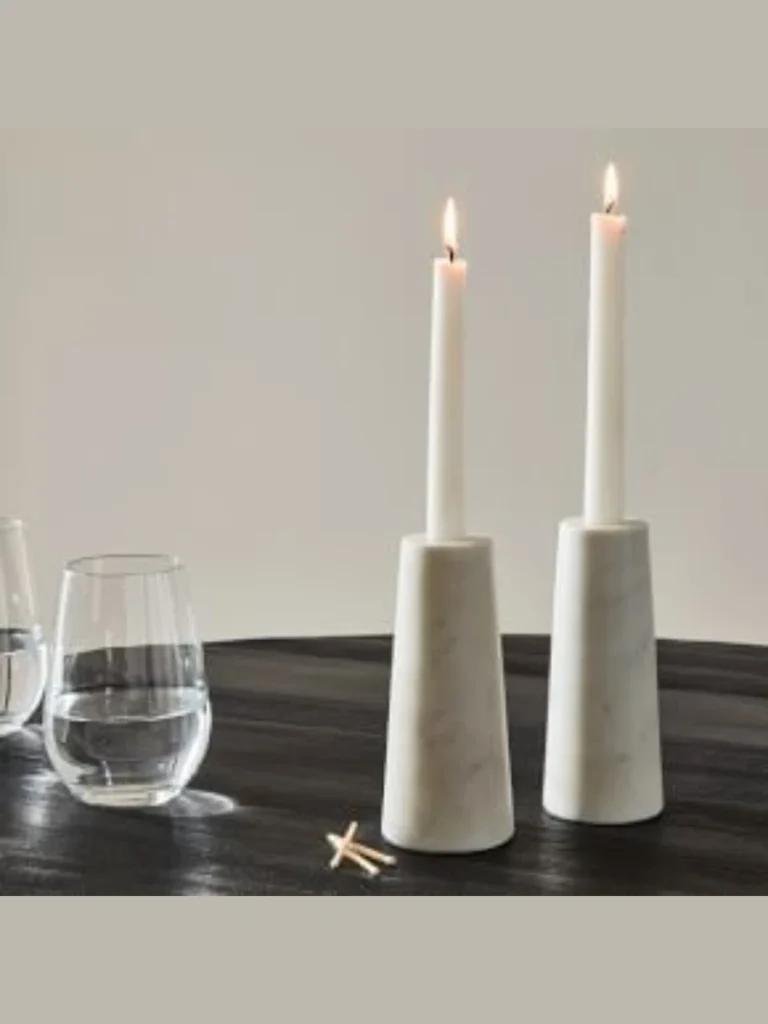 Solid White Carrara Marble Obelisks