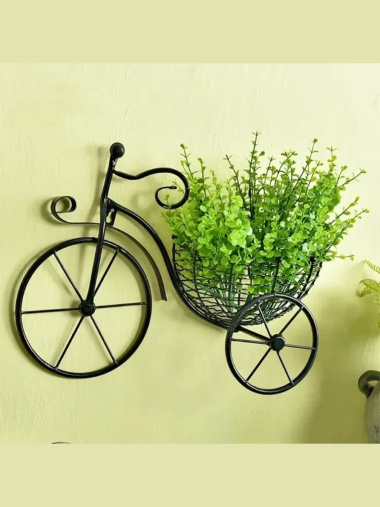 Split Willow Bicycle Style Hanging Baskets